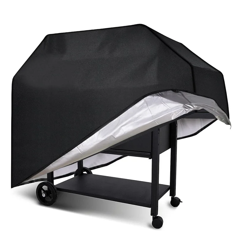 BBQ Grill Cover Waterproof Barbeque Cover Anti Dust Rain UV Gas Charcoal Electric Barbecue Accessories Outdoor Garden 6 Sizes