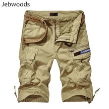 Летние повседневные шорты мужские военные мужские карго Шорты хлопковые рабочие короткие брюки однотонные армейские мужские короткие брюки Мульти Карманы FL1677