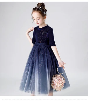 

Caustom made patchwork ball gown dress children girls party dress