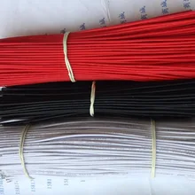 30 шт. красный черный и белый 22AWG Соединительный провод для гитары и других музыкальных инструментов