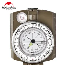 Naturehike Кемпинг военный компас Американский ручной тип указатель Компас для наружного монтажа пеший Туризм со светящимся дизайном