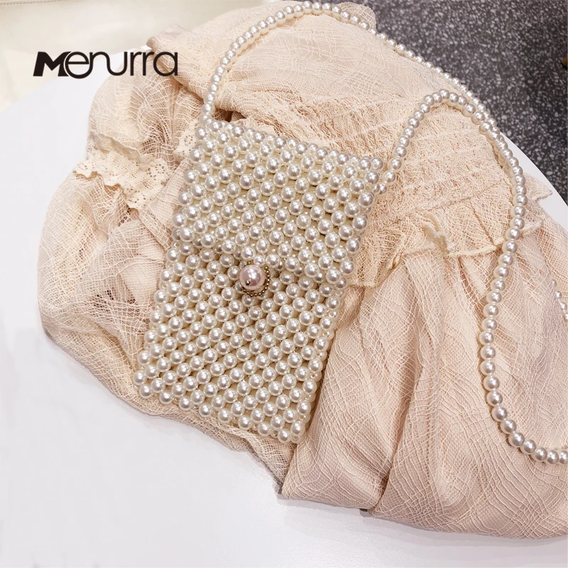 mini pearl purse