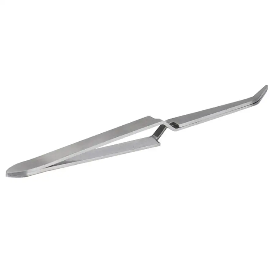 Nail Shaping precision Tweezer stainless steel Self Close Holding hobby Tweez… 