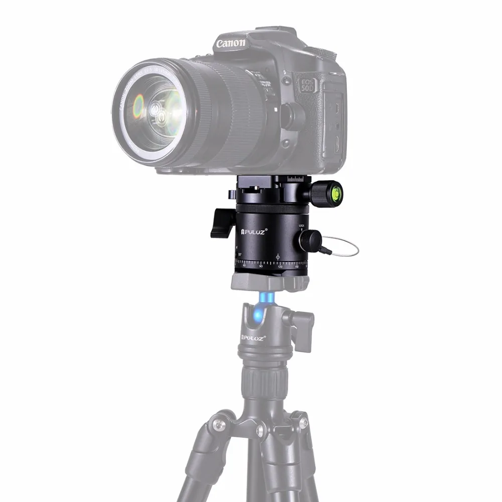 Вращающаяся шариковая головка PULUZ из алюминиевого сплава с поворотом на 360