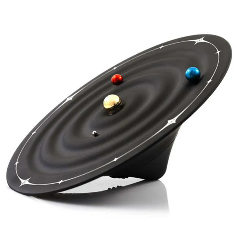 

8Inch Orbit Galaxy Magnetic Clocks Creat Table Alarm Clocks Modern Design Planet Ball Desk Watch Wall Mounted/Desktop Home Decor