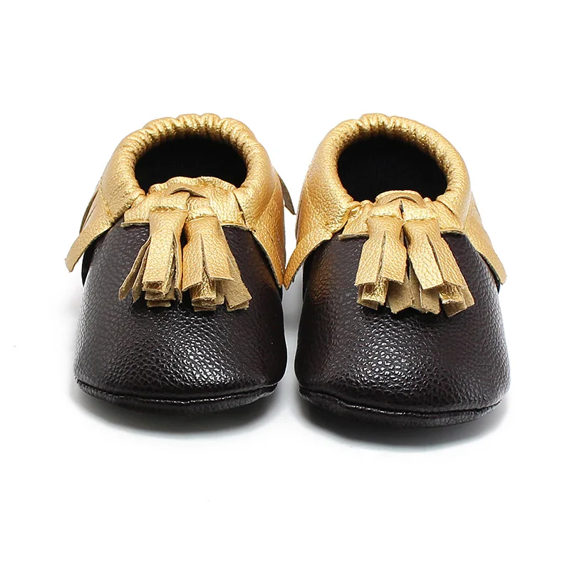 

Delebao Spring/Autumn New Design Newborn Baby Girl Casual Shoes With Golden Fringe Soft Sole Baby Shoes wholesale