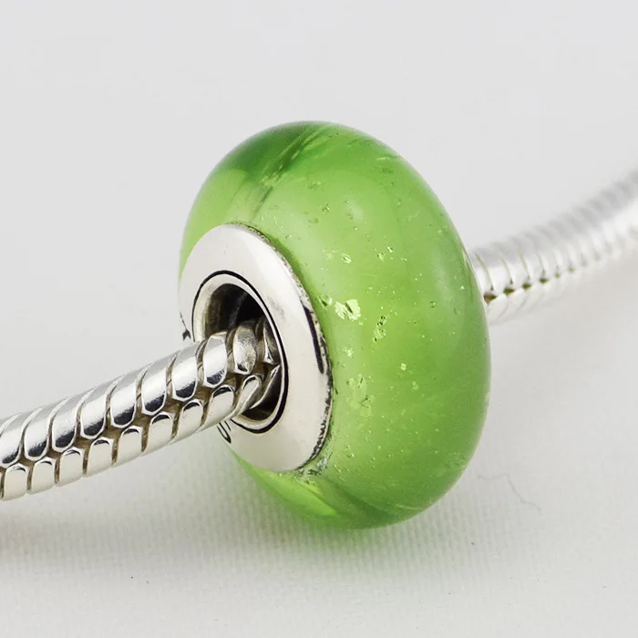 

DIY Beads for Jewelry Making Sterling-Silver-Jewelry Tinkerbell Murano Glass Bead Charms Silver 925 Berloque Perles Women