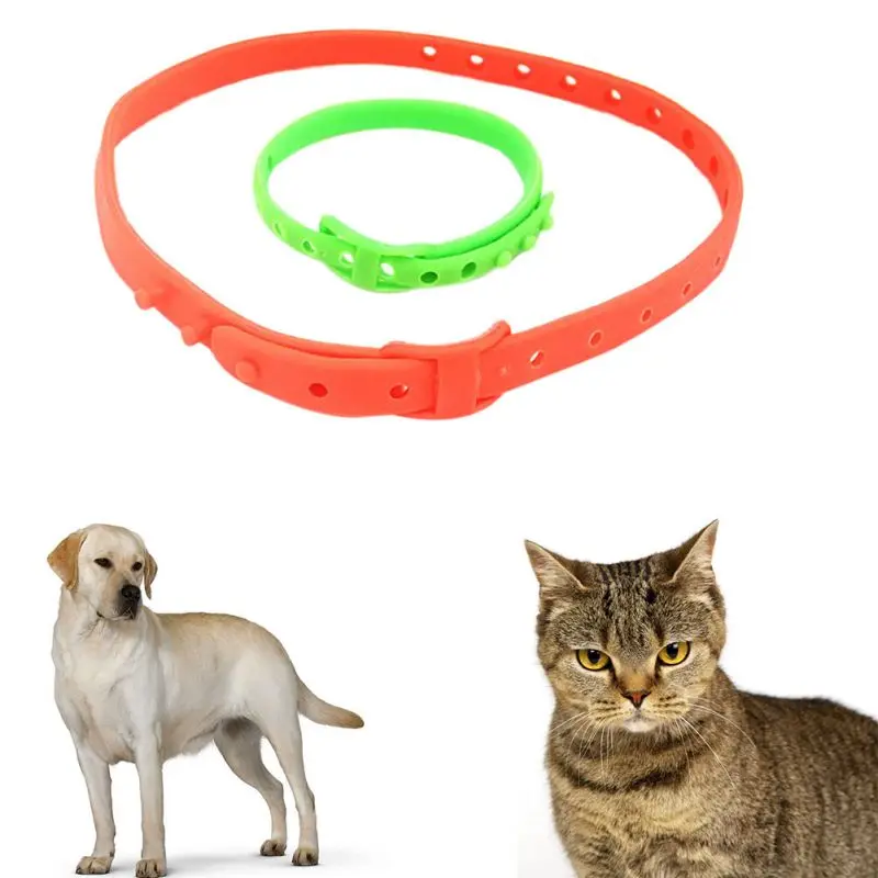 Fleas Control Reject Collars Neck Anti Flea Pets Dog Cat Solid Ring Puppy Summer Outdoor For ...