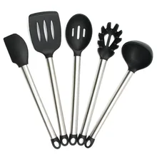 new pattern cooking kitchen ware 5 piece setsilica gel leaking spatula scraper a soup - Kitchen Wares new pattern cooking kitchen ware 5 piece setsilica gel leaking spatula scraper a soup - Kitchen Wares