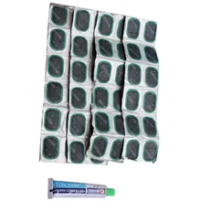 Inner Tyre Cold Patches Rubber Patches Glue Repair Tool Car and Motorcycle Bicycle 48pcs per set