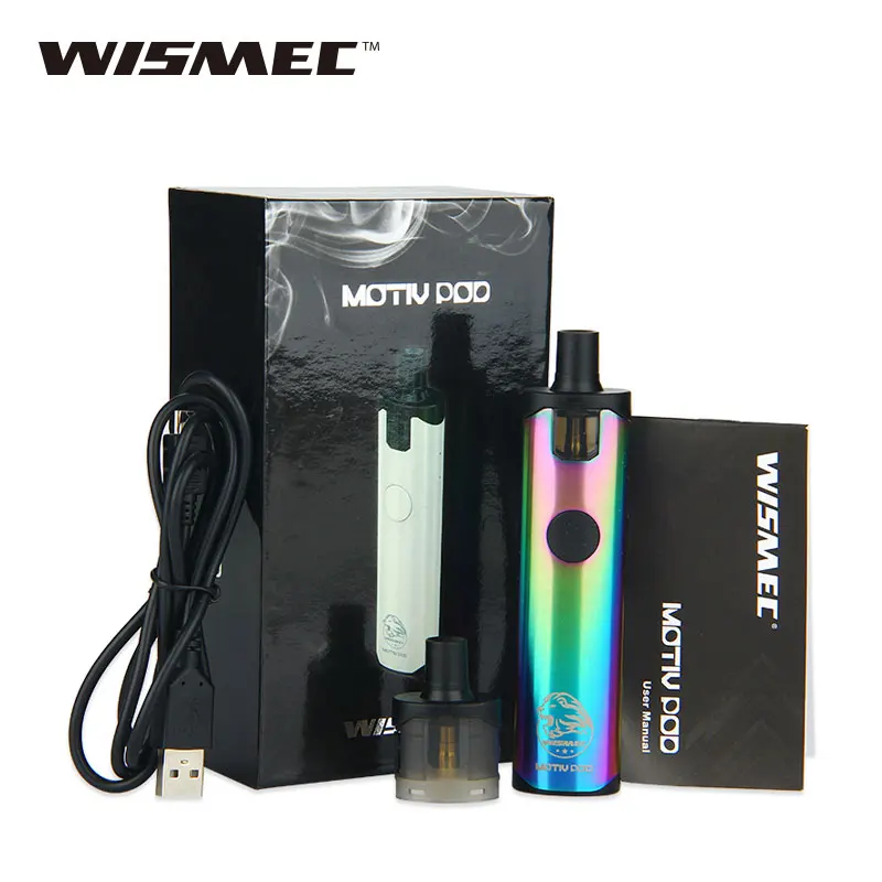 

Original WISMEC Motiv POD Kit 50W/2200mAh Battery E-cigarette Vape Kit Motiv POD 4ml Tank Capacity All In One vs ego aio Kit