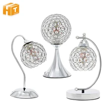 Современная Хрустальная настольная лампа, Ночной светильник, украшение для спальни, настольная лампа, lamparas de mesa para el dormitorio abajur para quarto