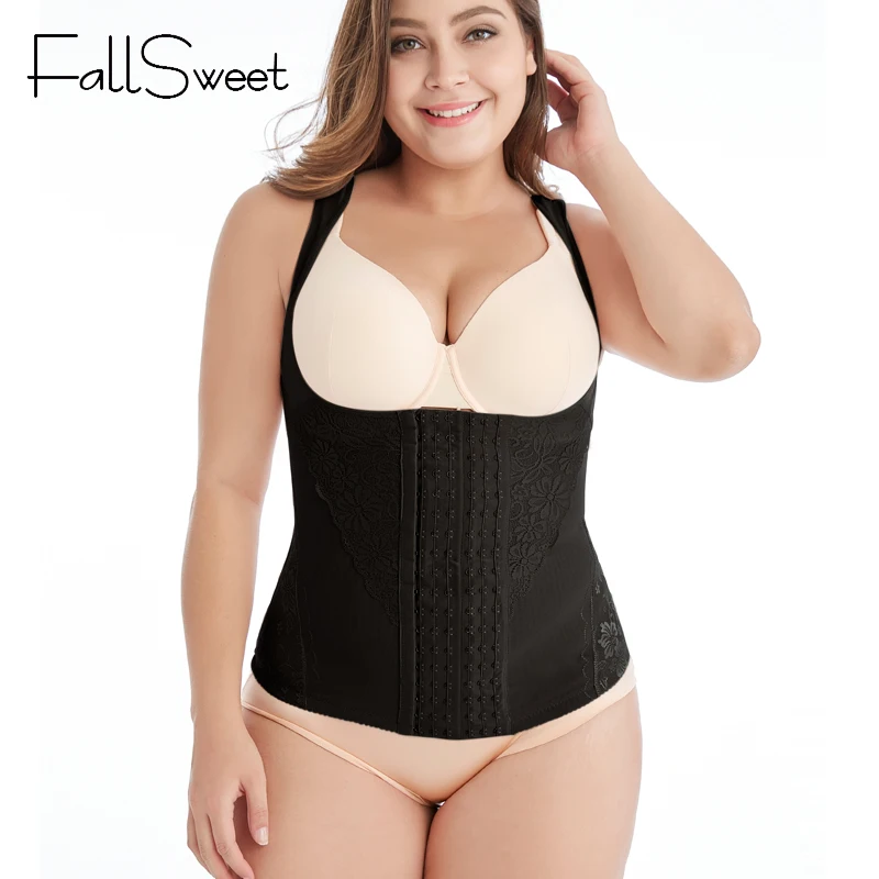Body shaper waist trainer FallSweet Shapewear Corset Women Waiste Trainer Body Shaper Lifter Slimming Waist Trainer S to 4XL 5XL 6XL