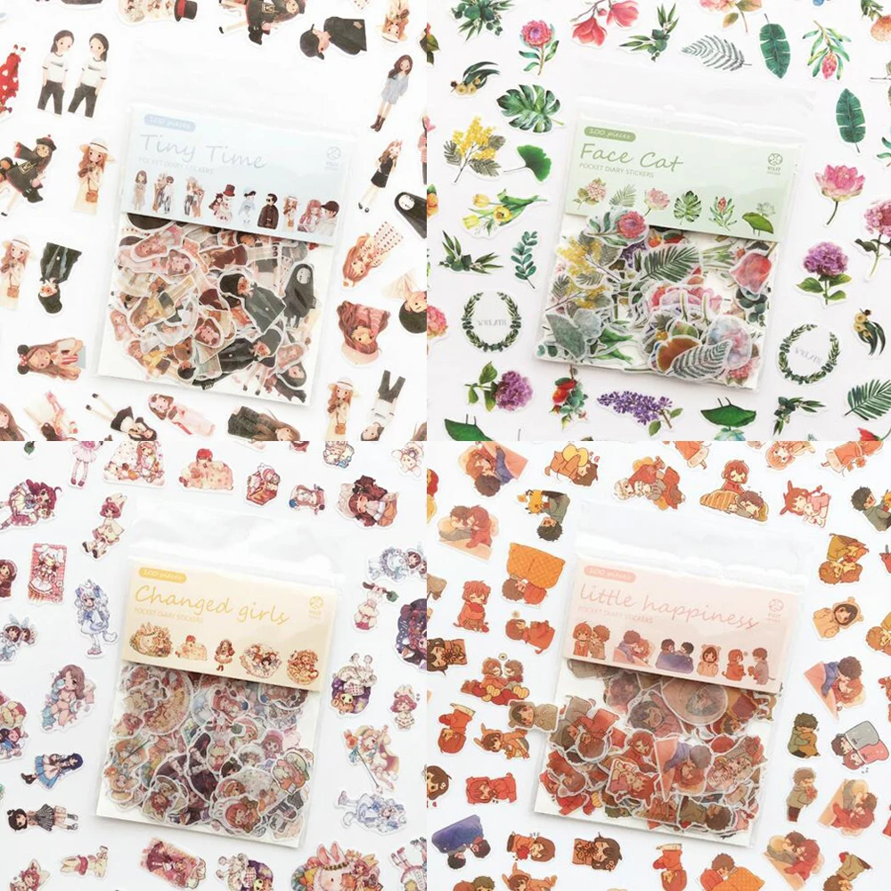 

XRHYY Cartoon Pattern Self Adhesive Photo Corner Sticker Photo Mounting Sticker For DIY Scrapbooking Album Decoration Sticker