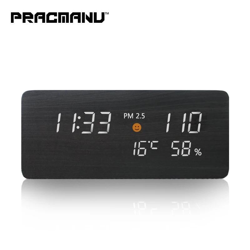 

PRACMANU Laser PM2.5 Detector Portable Accurate Air Quality Monitor Tester Lithium Battery Chargable
