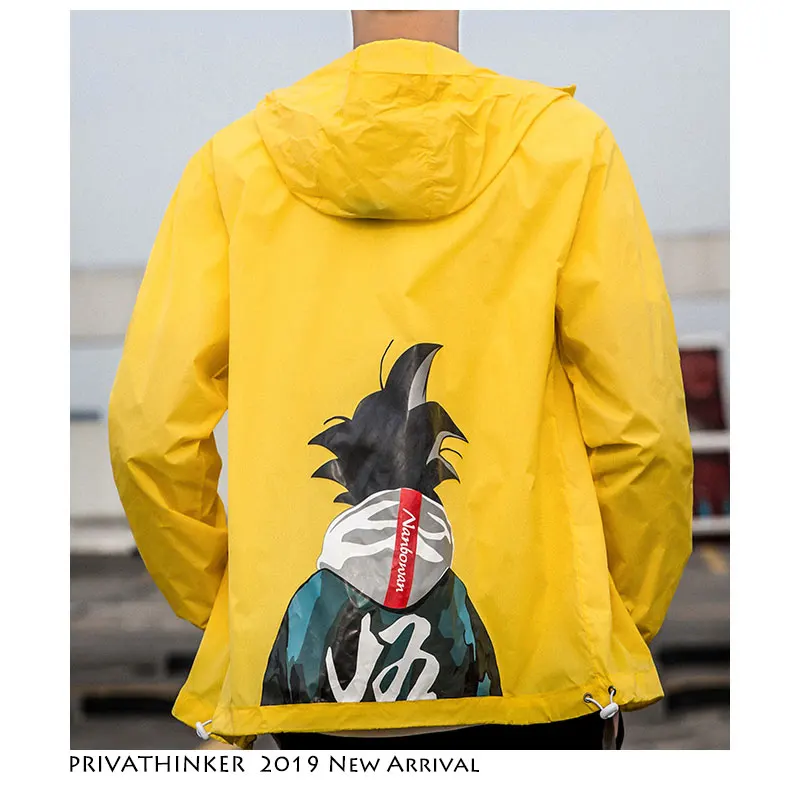 Privathinker 2019 Sunscreen Men Clothes Streetwear Outerwear Coat Thin Jackets Summer Sun Proteection Mens Comic Print Jacket Privathinker 2019 Sunscreen Men Clothes Streetwear Outerwear Coat Thin Jackets Summer Sun Proteection Mens Comic Print Jacket