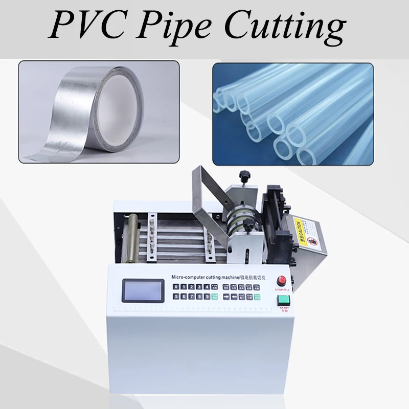  Automatic Computer Pipe Cutter PVC Tube Cutting Machine Wire Paper Cable Part Making Machine 220V D