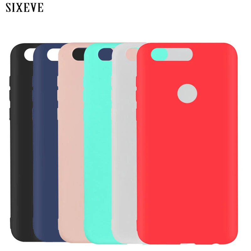 

candy color silicone phone case for huawei P8 P9 Lite 2017 P10 P20 Pro honor 9 Mate 10 Y9 2018 P Smart cute tpu back cover coque