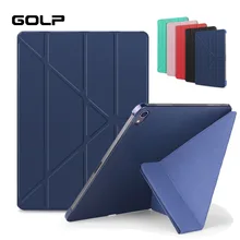 Smart Magnetic Case For iPad Pro 11 2018 Cover, GOLP Ultra Slim PU Leather+PC Hard Back Flip Stand cover for iPad Pro 11 case Smart Magnetic Case For iPad Pro 11 2018 Cover, GOLP Ultra Slim PU Leather+PC Hard Back Flip Stand cover for iPad Pro 11 case
