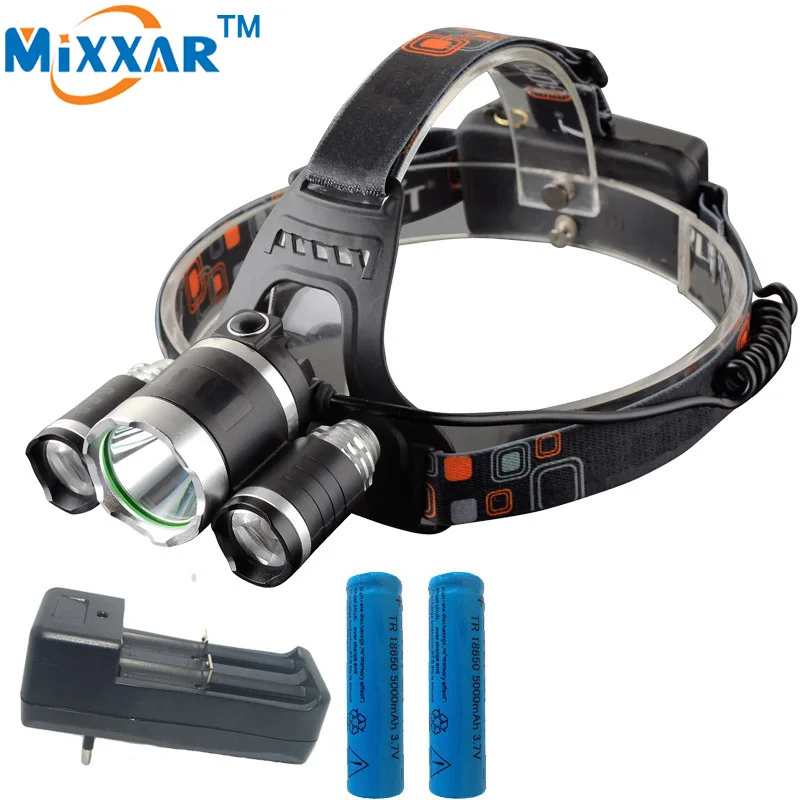 ZK30 9000LM Lumen LED Lighting Head Lamp T6 Headlight Hunting Fishing Camping Light XML T6 Power