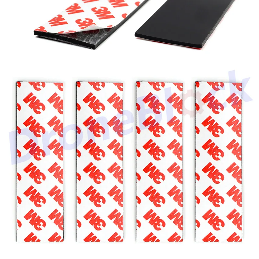 4PCS Silicone Non slip Mat Battery Anti Skid Pad Anti slip Mat 2mm