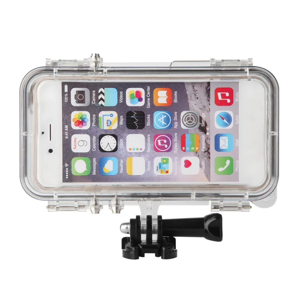 imágenes para SÚPER Cajas Del Teléfono 170 Grados de Granangular Impermeable de Los Deportes lente para iPhone 6 & 6 s Ya Incorporado para GoPro adaptador imágenes para SÚPER Cajas Del Teléfono 170 Grados de Granangular Impermeable de Los Deportes lente para iPhone 6 & 6 s Ya Incorporado para GoPro adaptador