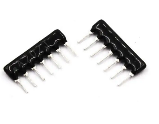 

200 шт./лот резистор цепи 7pin 1/8 Вт 5% A07-511JP A511J 510R A07-302JP A302J труба из углеродистого волокна 3K 1-10K 4,7 K 1,5 K 2,2 K DIP изоляции