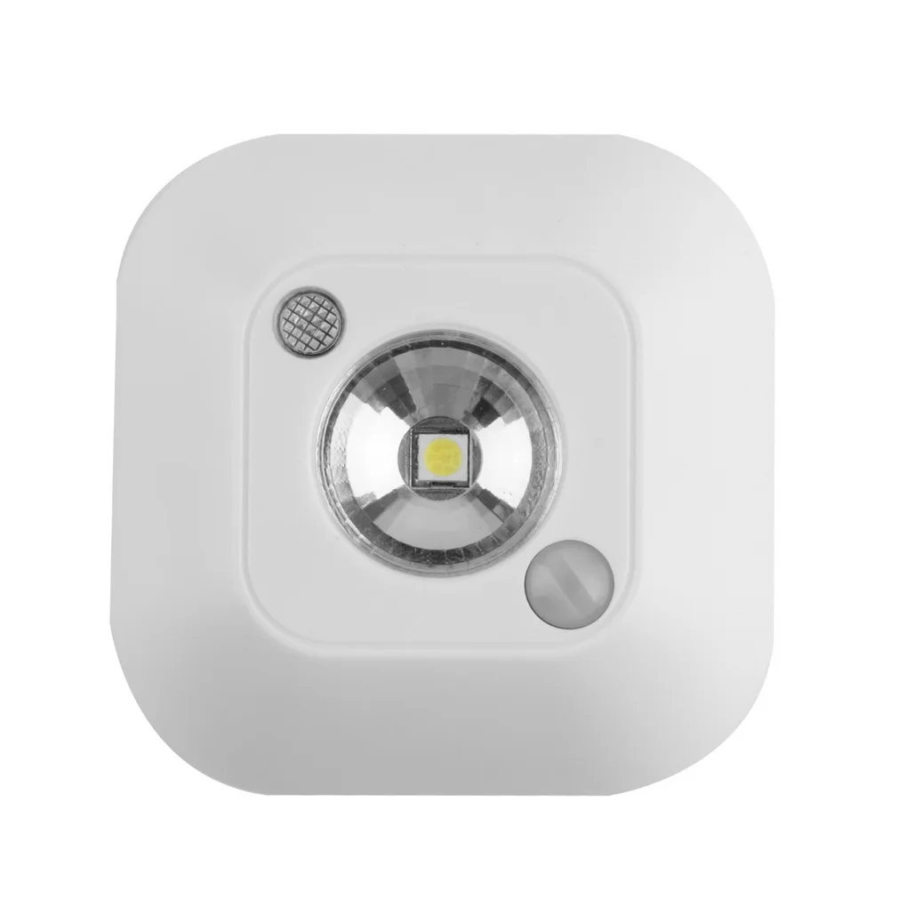 

Mini Wireless Infrared Motion Sensor Ceiling Night Light Battery Powered Porch Lamp LED Ceiling Light Lighting Porch Lamp