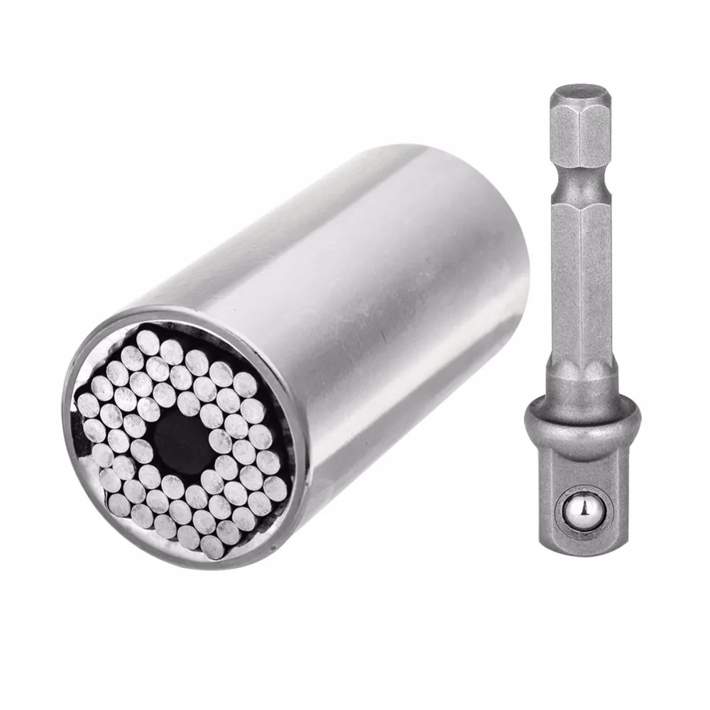 1 Set Universal Adjustable Torque Ratchet Socket Wrench Set Hand Tools Spanner Wrenches Hand Tool Power Drill Adapter