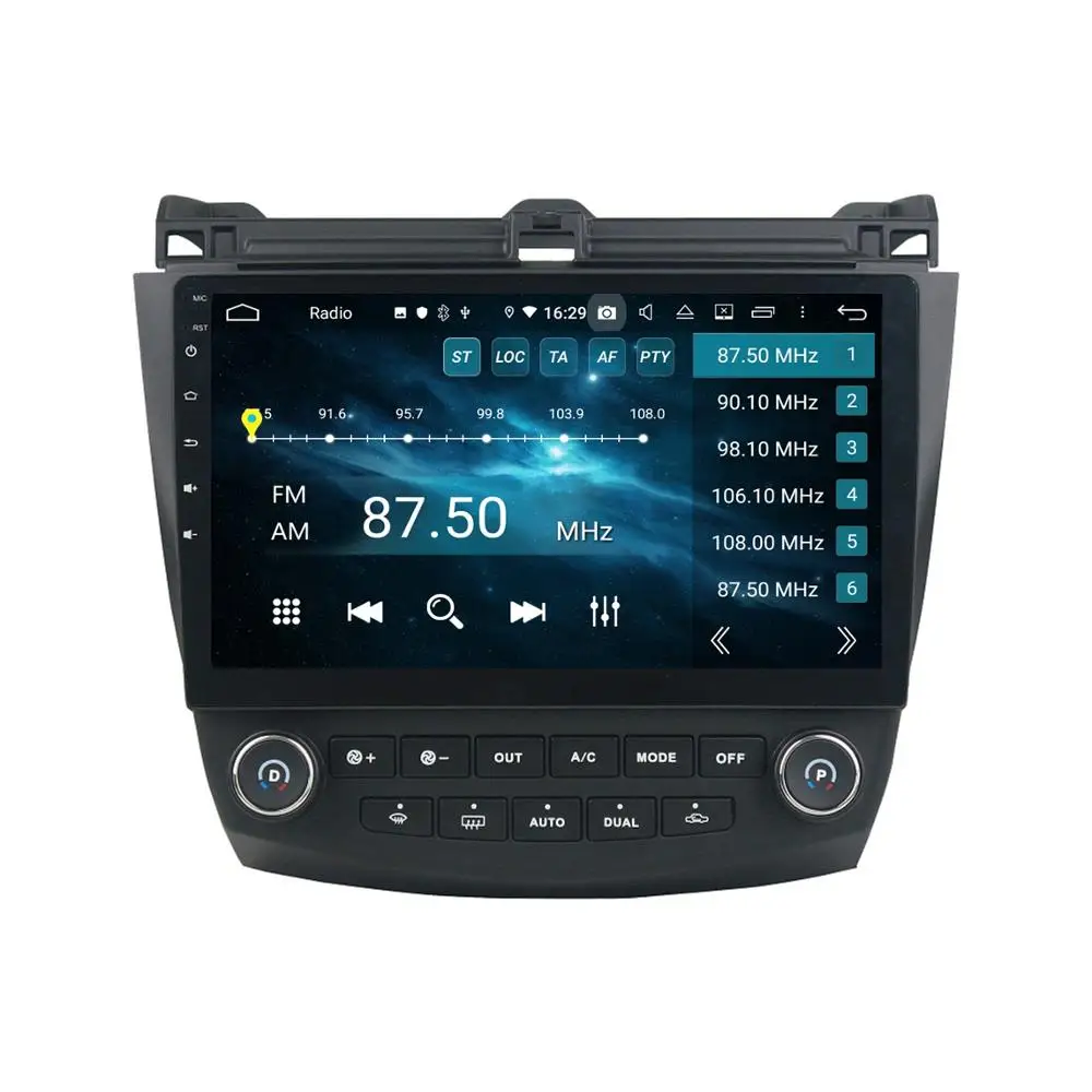 Best 4GB RAM 10.1" Android 9.0 Car Radio DVD GPS for Honda ACCORD 7 2003 2004 2005 2006 2007 GPS Bluetooth WIFI Mirror-link USB DVR 2