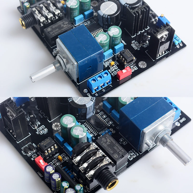 NE5534 2 TPA6120A Headphone Amp Board ALPS Tone Tuning Deluxe Edition