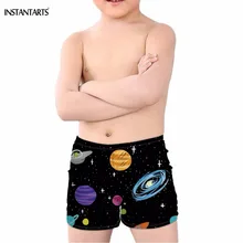 INSTANTARTS детские плавки Galaxy/Universe принт летние купальники для детей мальчиков купальный пляжный купальник Детская Одежда для пляжа
