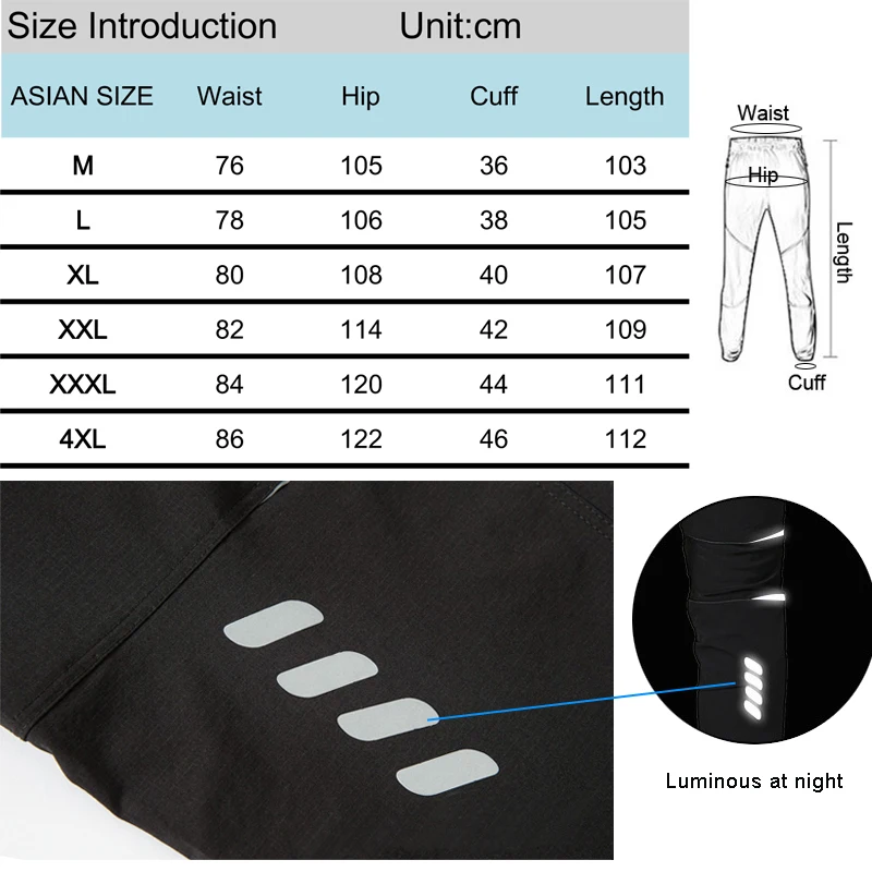 TRVLWEGO штаны для велоспорта, мужские флуоресцентные дышащие треккинговые быстросохнущие штаны, ветрозащитные водонепроницаемые брюки для кемпинга
