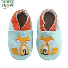 Мягкие кожаные Тапочки с рисунком для маленьких мальчиков 0-6, 6-12, 12-18 месяцев; обувь для маленьких девочек; Zapatos; нескользящие рождественские подарки
