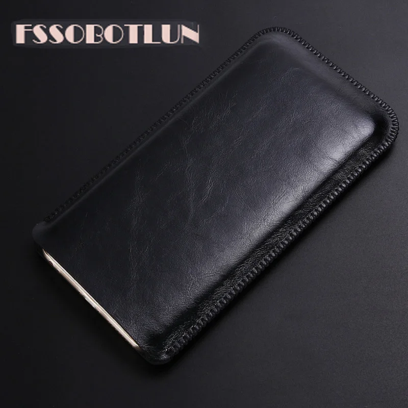 

FSSOBOTLUN For Samsung Galaxy A70 Case super slim sleeve pouch cover, Luxury microfiber Leather cases Phone bag