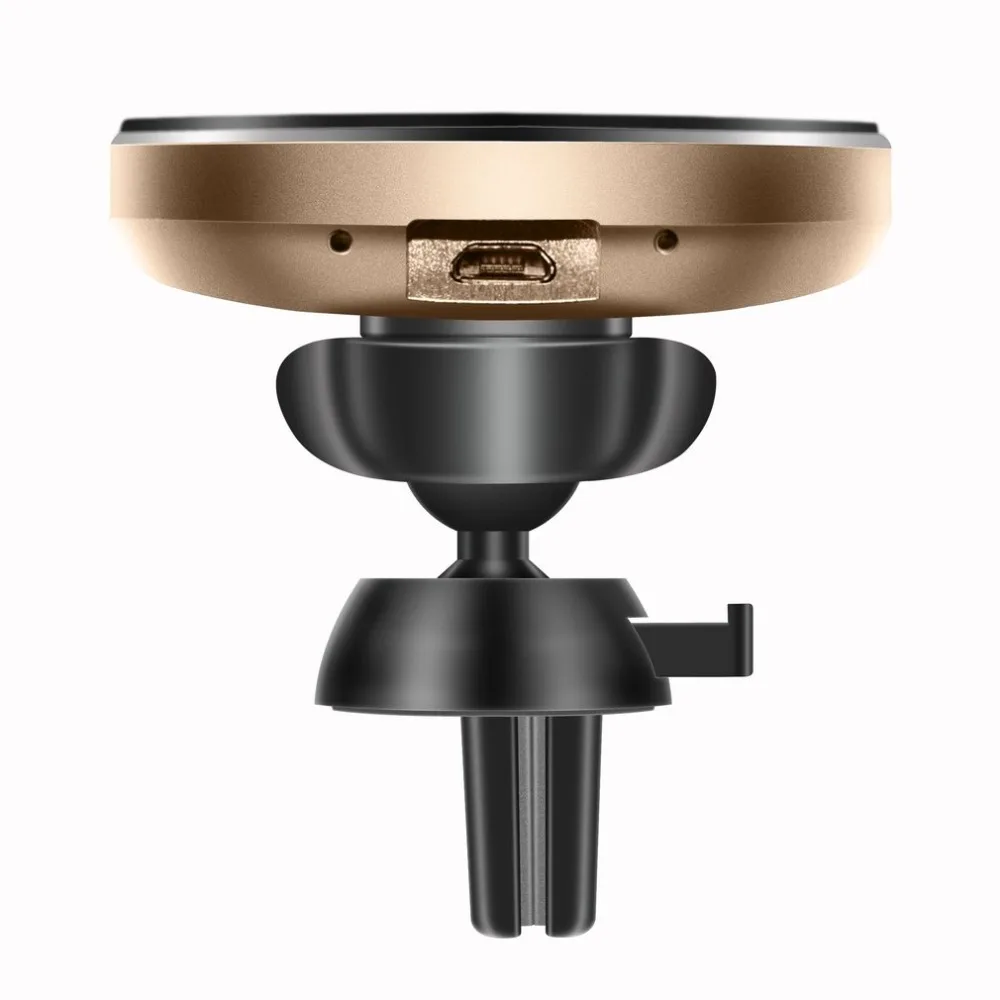 Magnetic Car Mount Holder Wireless Charger Stand for