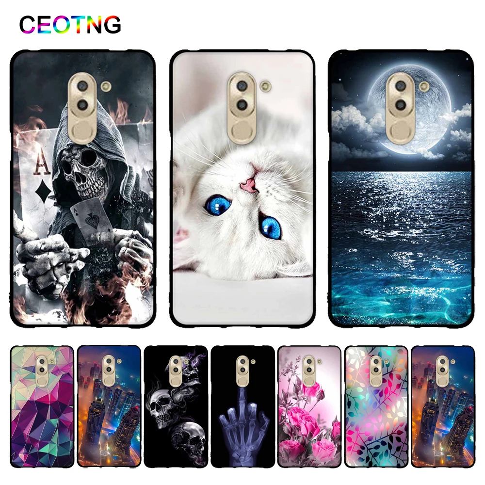 

Case For Huawei Honor 6x Case Soft Silicone Back Cover for Huawei GR5 2017 Cover TPU Phone Shells For Huawei Mate 9 Lite Fundas