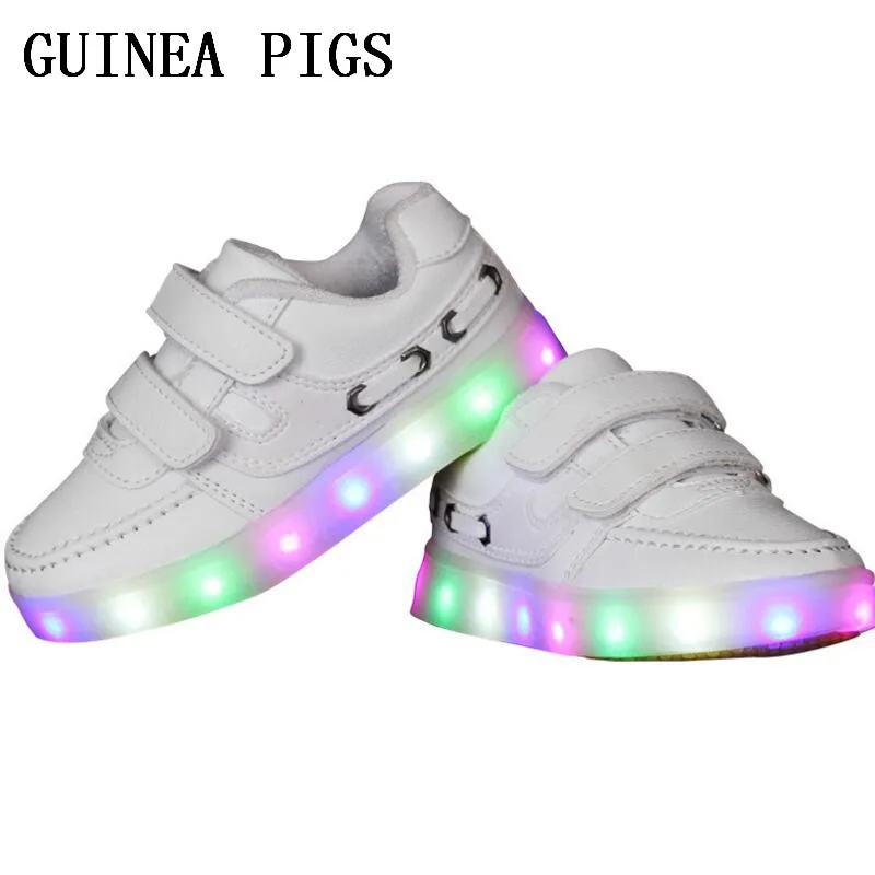 Luminous Sneakers Kids Sneakers Charging Luminous Lighted Colorful LED lights Children Shoes Casual Flat Girls Boy Shoes