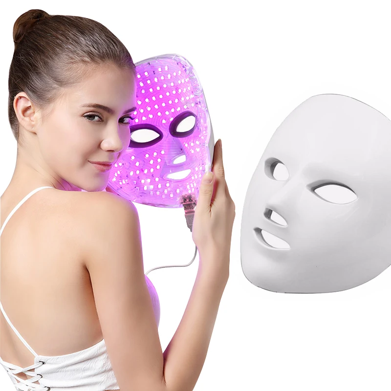 7 Colors LED Mask Face Mask Machine Photon Therapy Light Skin Rejuvenation Facial PDT Skin Care Beauty LED Mask Facial Spa Salon new led facial mask face skin care led photon facial pdt mask skin rejuvenation beauty therapy