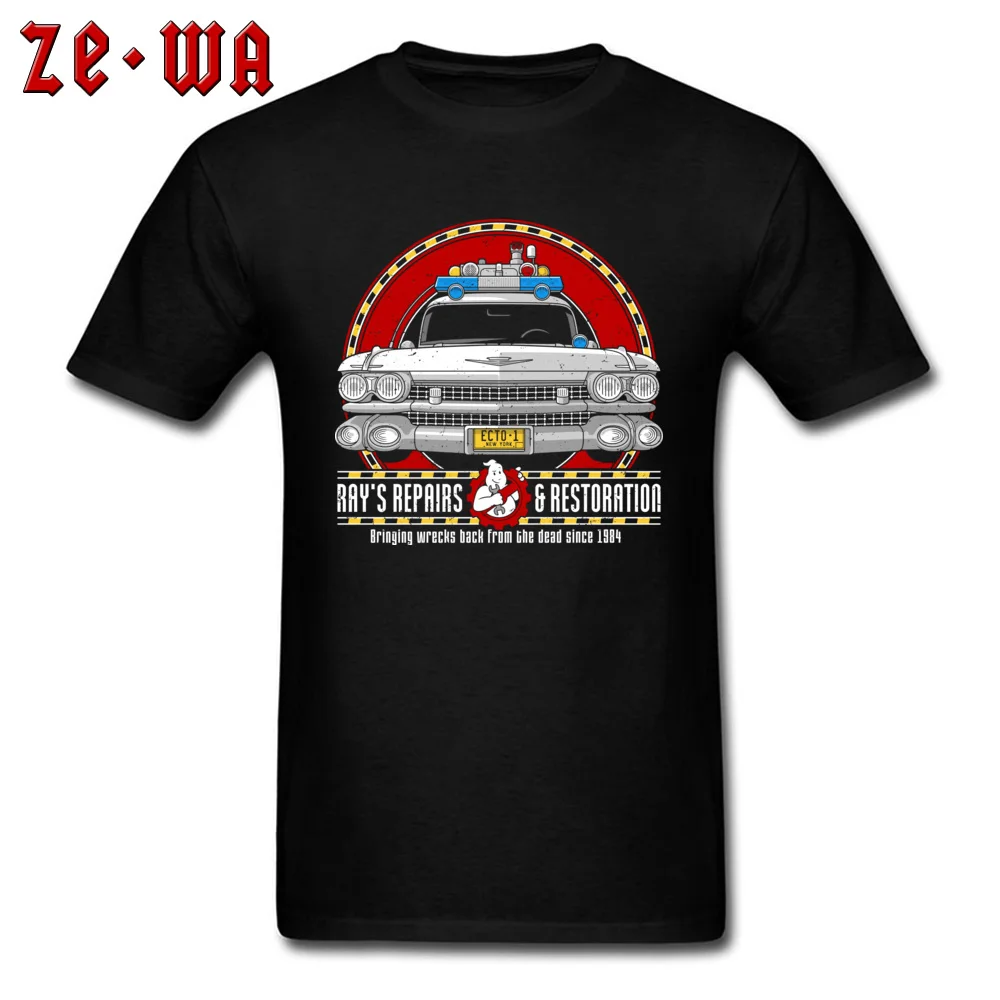Corvette Car Styling T-Shirt Raggi Riparazioni E Restauro Ghostbusters Immagine T Shirt Mens Autunno Magliette E Camicette Cool T-Shirt
