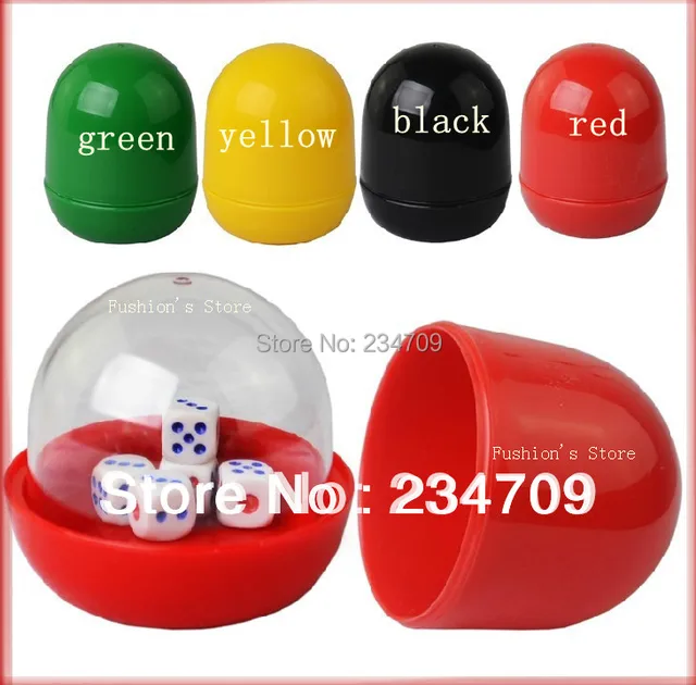 free shipping high grade with transparent cover dice cup plastic
