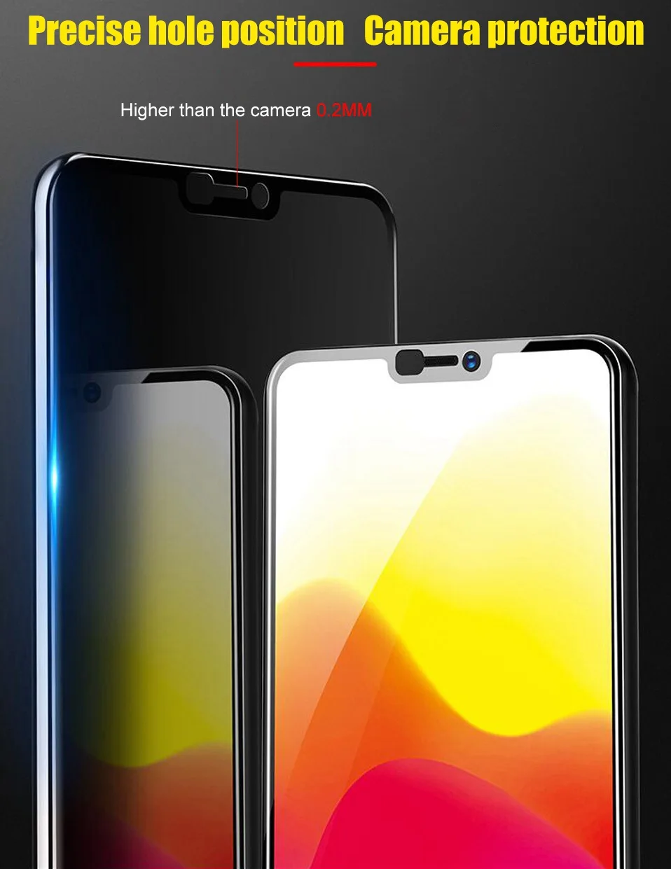 Tempered Glass For Samsung A8 Plus 2018 Full Cover 6D Glass For Samsung A6 A7 A8  A9 Star J2 J4 Core J6 Plus J7 Pro 2018 Film 5D (7)