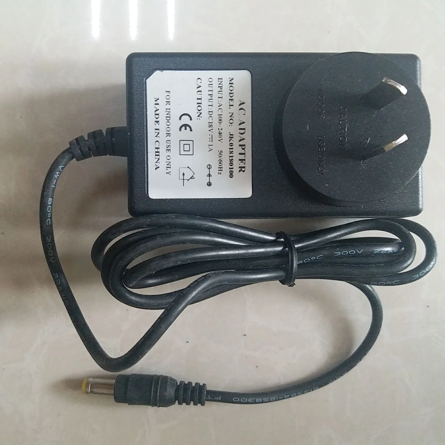 

18V 1A 5.5*2.5MM AC/DC Power Supply Adapter Wall Charger AU plug