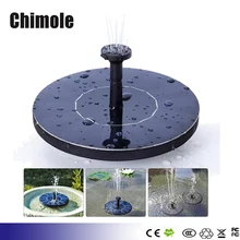 10pcs/lot 7V 1.4W Solar Panel Garden Plants Watering Power Fountain with Floating Water Pump