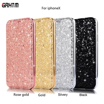 

Luxury Wallet Flip Book PU Leather Phone Case For iPhone X XR XS Max 6 6S 7 8 Plus Transparent Clear Back Cover Shell