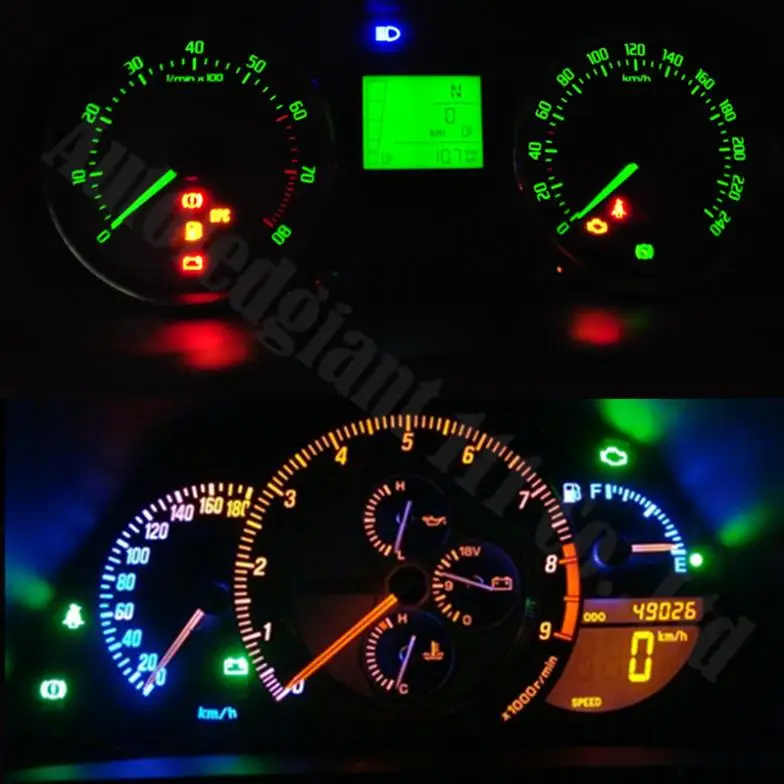 10x 74 73 T5 Instrument Panel Cer Bulbs And Socket Led Light Car 10x 74 73 T5 Instrument Panel Cer Bulbs And Socket Led Light Car Dash Sdometer Lamp Dashboard For Chrysler In Headlight From