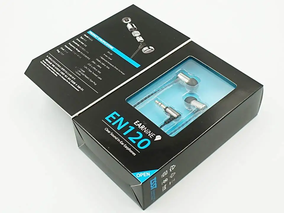 Наушники вкладыши EARNiNE EN120 1 сбалансированная арматура высокое качество Hi Fi|in-ear