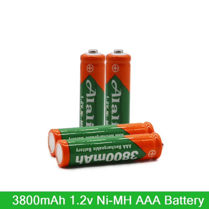 4 20 шт Alalito Новая батарея AAA 3800 mAh перезаряжаемая Ni MH 1 2 V для часов мышей компьютеров