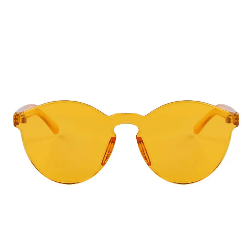 The New Korean Plastic Sunglasses Retro Glasses Without Frame UV400