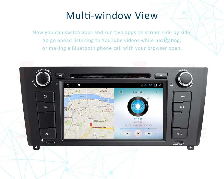 Discount Android 8.1 Car DVD Player For BMW E81 E82 E88 2004-2011 1 Series 120 Multimedia Radio GPS Navigation Wifi Mirrorlink OBD DVR SD 3